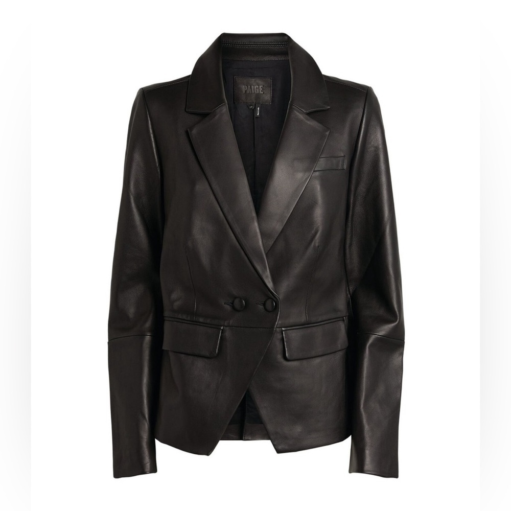 PAIGE Black Leather Jacket